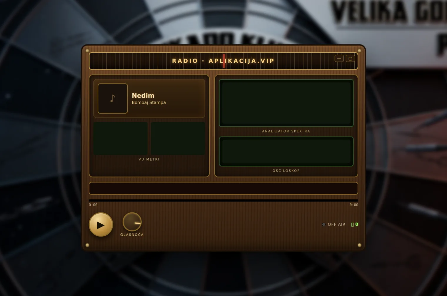 Screenshot: Radio